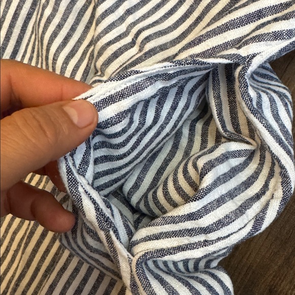 Old Navy Black and White Striped Mini Dress - Picture 10 of 11